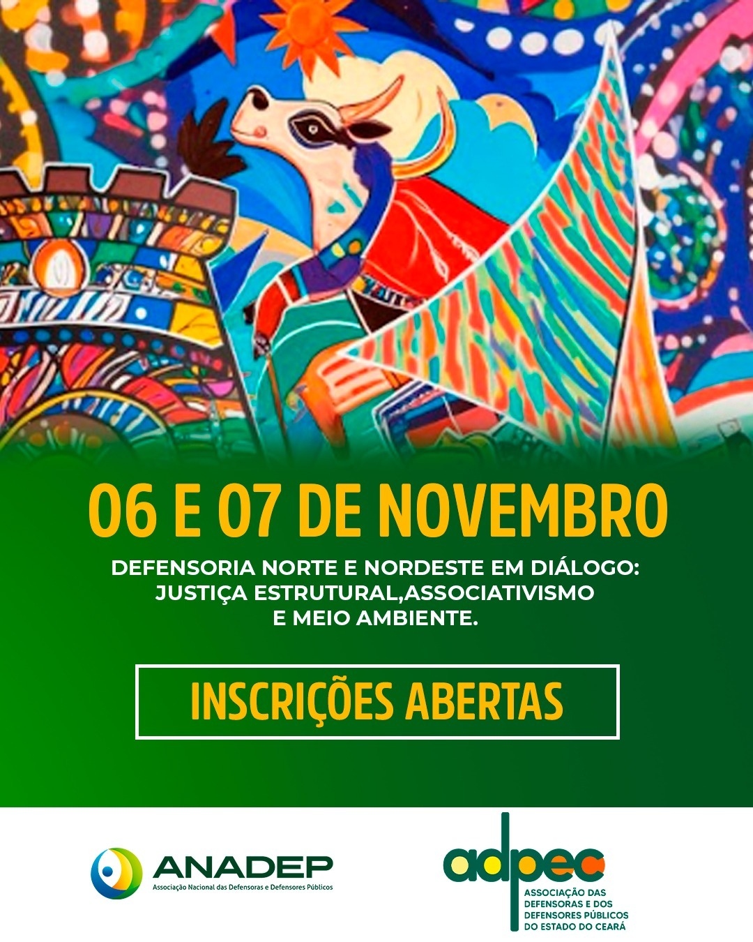 Encontro Defensoria Norte e Nordeste em Diálogo: 6 e 7 de Novembro